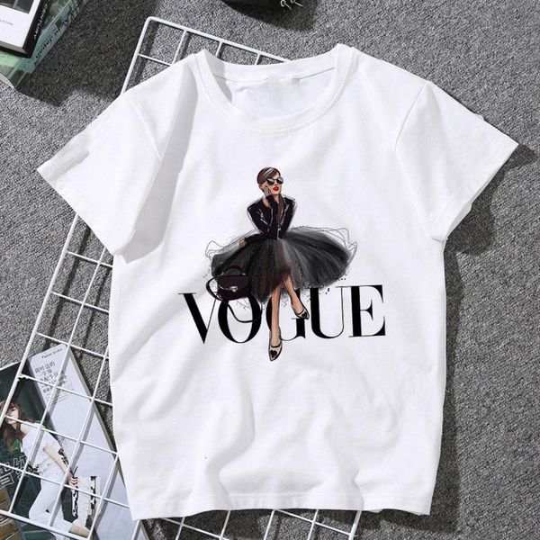 

новые поступления мода модные напечатанные футболки женщины harajuku trend стиль o-шеи футболки летом с коротким рукавом случайные футболки, White