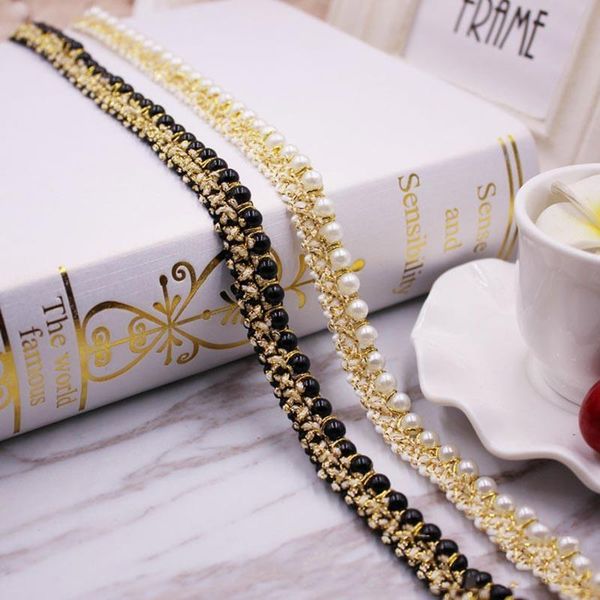 

10yards diy accessories pearl lace ribbon tassel cotton tassels trimming fringes for sewing bed sheet clothes curtain decoration h jlldln