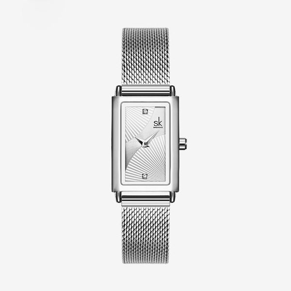 

women watches fashion geneva designer ladies watch quartz gold wristwatch simple style 001 christmas birthday gifts for women watches watch, Slivery;brown