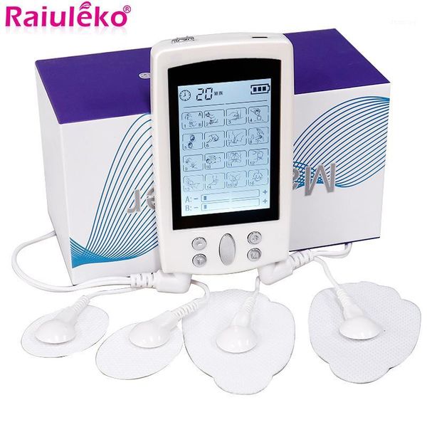 

electric tens massager muscle stimulator acupuncture digital therapy machine electrostimulator ems body massage healthy care1