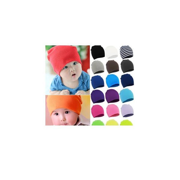 

new baby street dance hip hop hat spring autumn baby hat for boys girls knitted cap winter warm solid color chil qylgyx, Yellow