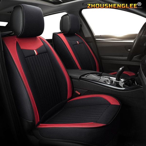 

zhoushenglee flax car seat covers for captur duster logan fluence 2013 kadjar megane laguna auto accessories seat covers1