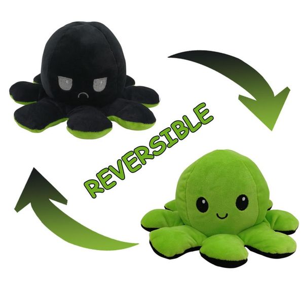 

кукла poulpe реверсивные игрушки двусторонние polpo plush toy toy chirdren дети день рождения подарок дом полпо фаршированные украшения дома