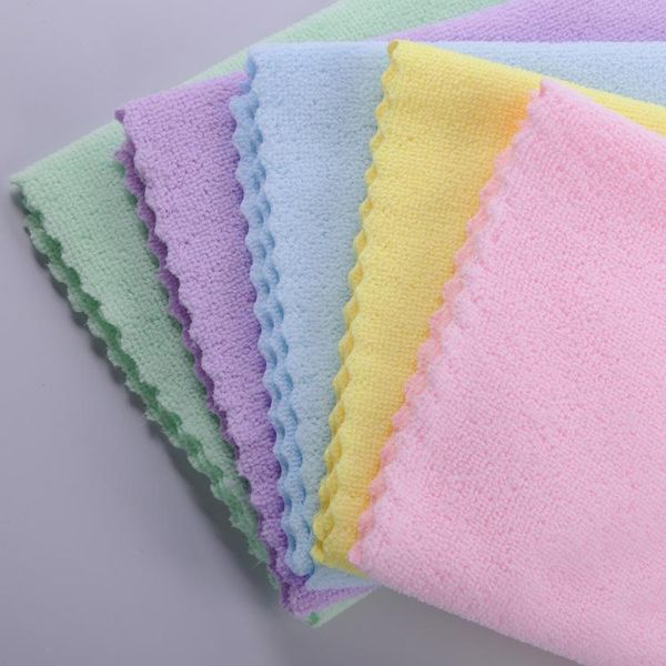 

towel factory direct sale microfiber 30 * 70 gift warp knitted one yuan