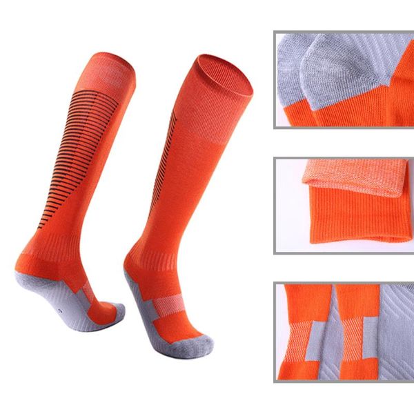 

sports socks professional winter skiing men women thermal ski long sock outdoor mtb cycling running football stockings black red