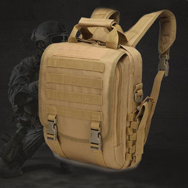 

outdoor bags men's tactical backpack design molle system hiking lapbag tablet pc shouler hand 900d