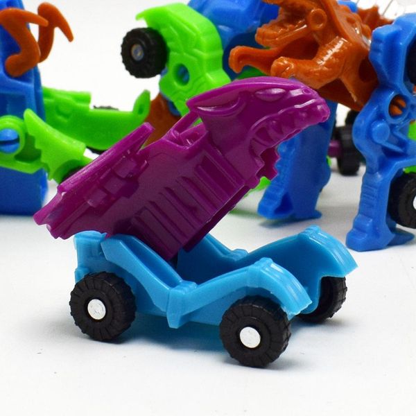

3pcs set mini dinosaur car model in egg deformation cars transform action collection novelty toys gift wyq wmtkdj