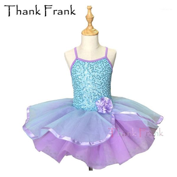 

girls sequin camisole ballet dress with ribbon trim skirt kids professional dance costume women sweet flower tutu dresses1, Black;red