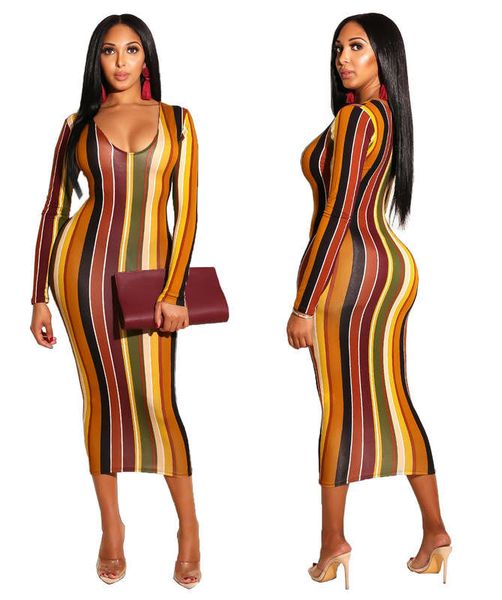 

bb0081d8216 digital print deep v sleeve dress long skirt, Black;gray