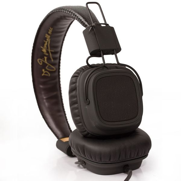 

headphones headset marshall headphone monitor deep mic dj hi-fi with hifi professional major dj bass headphone wxbqq, Brown;gray