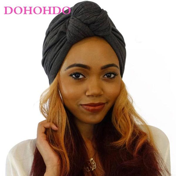 

fashion women hat bowknot head turban boho style cross girls headwrap winter autumn warm cap hair accessories lady beannies hats, Blue;gray