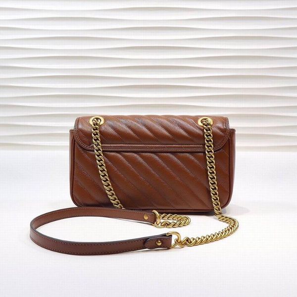 

2021 women's fashion bag designer brand chain shoulder bag cow leather messenger