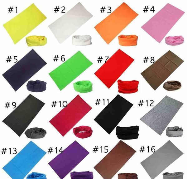 

25 colors fashion bandana face mask outdoor sports headband turban wristband headscarf neck gaiter magic scarves jlljpi bdecoat