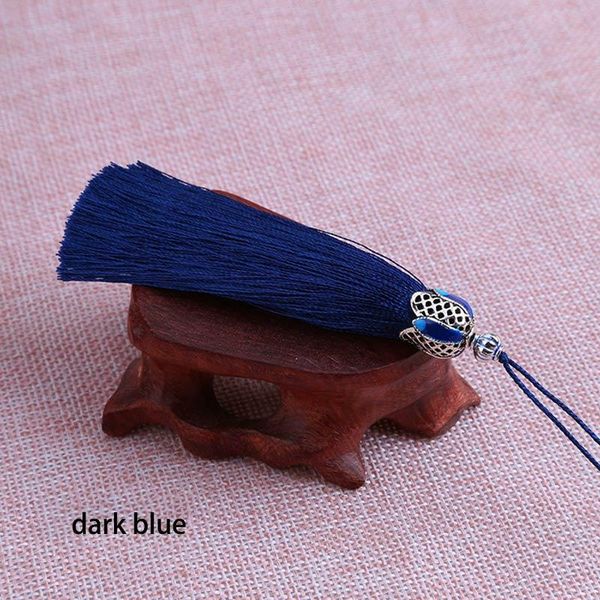 

12pcs 18cm crown cap tassels silk fringe for curtains home decoration accessories tassels sewing garment tassel trim h bbyhxa