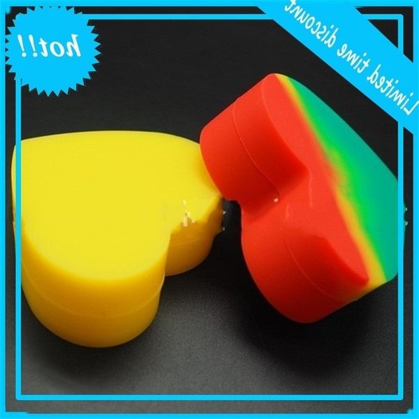 

reusable trumpet ashtray silicone heart shape cigarette holders mini medicine jewelry storage boxes mulit color eco fridendly 3 2bs e1