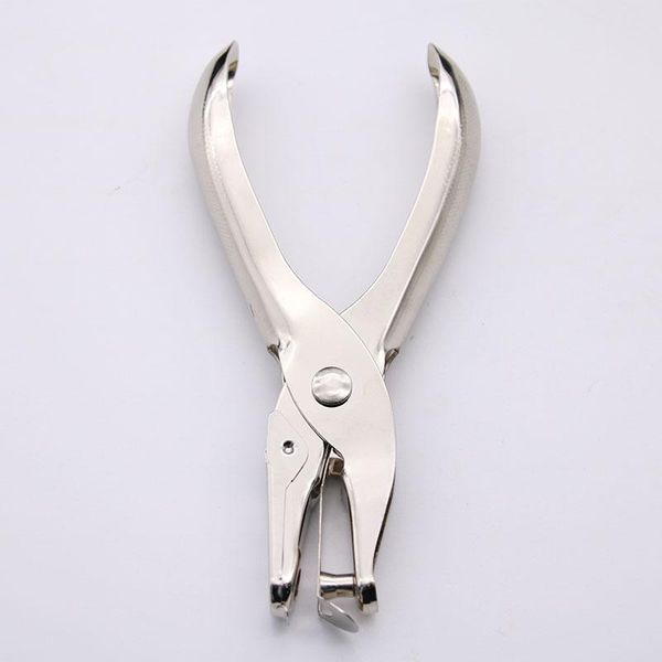 

1pc school office metal single hole puncher hand cut 8 page full metal material information binding tool school office supplies h bbydvs