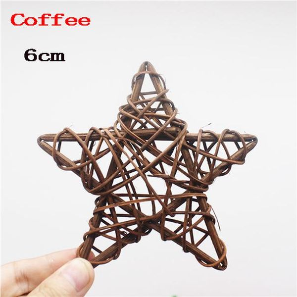 

15pcs 6cm lovely rattan star sepak takraw christmas birthday home wedding party decorations diy ornaments rattan ball kids toys wmtefn