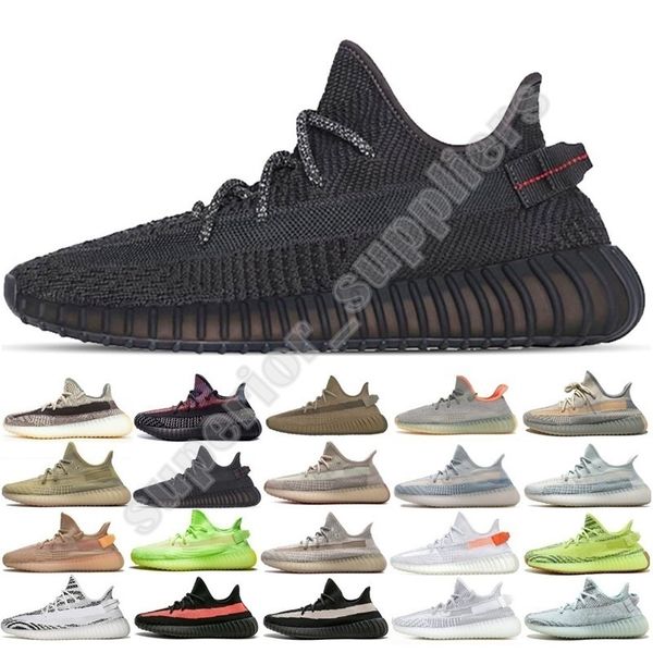 

sneakers kanye zyon linen zebra yeshaya reflective desert sage tail light cinder yecheil black static men trainers athletic shoes