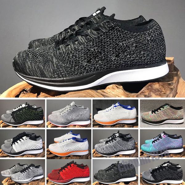 

discount 2021 wholesale men women casual racer trainer chukka black red blue grey lightweight breathable athletic shoes 36-45 c1