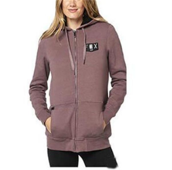 

motocross championship women's fleece hoodie fans street speed zipper cardigan warm sweater forest road cycling jersey pullover sweater