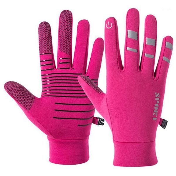 

men women outdoor riding gloves luminous windproof touch screen glove1