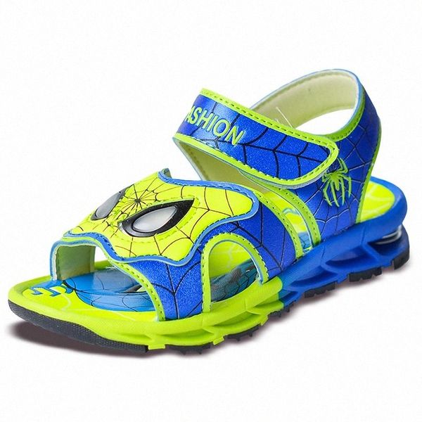

summer children shoes non-slip soft bottom breathable kids beach shoes open toe spider sandals for boys size 26-37 #vh1t