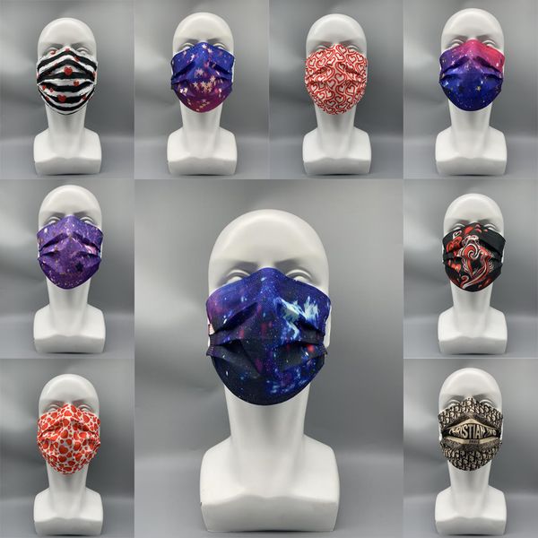 

58 style brand designer anti-dust mouth masks disposable face mask multicolor dustproof protective man woman pbt melt-blown nonwoven, Blue;gray