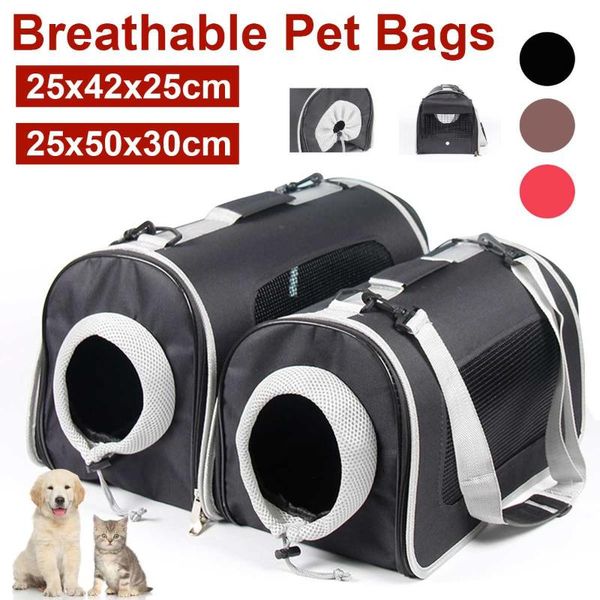 

dog carrier bags portable pet cat dog backpack breathable cat carrier bag oxford cloth transport carrying for cats small