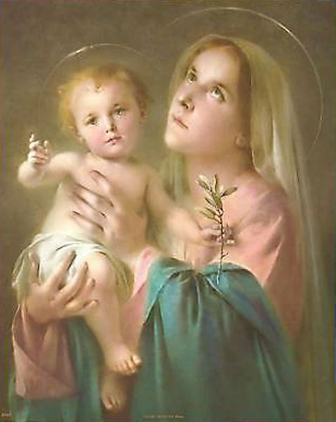 

catholic paintings mary w/baby jesus so inspiring home decor handcrafts /hd print oil painting on canvas wall art canvas pictures 201119