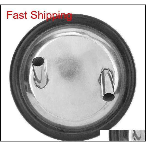 

stainless steel milk bucket lid with two open entrances and gasket for milking machine cow sh qylpdm packing2010