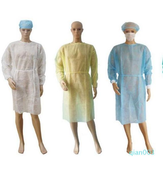 

gown non woven dustproof anti splash disposable clothing safely protection working clothes aprons dda189q6ci