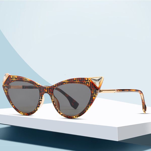 

new small frame sunglasses designer aws, White;black