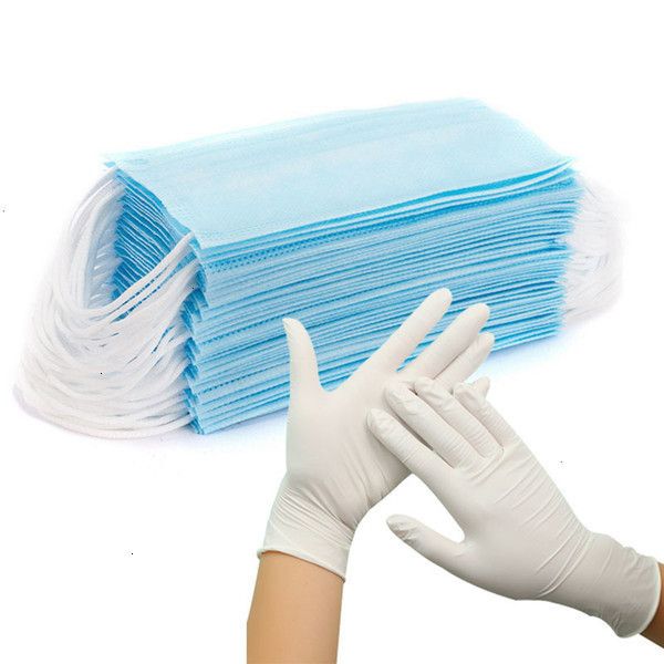 

earloop 3-ply mask gloves non disposable woven layers anti-dust face masks dhl ship jd1b 3 uw4mg