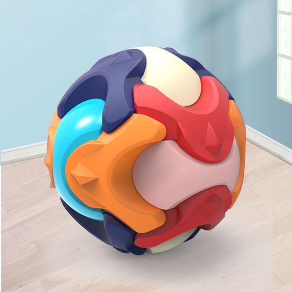 

new 3d puzzle assembly ball magic cube ball toy children money storage box inserting ball blocks toys kids christmas gift