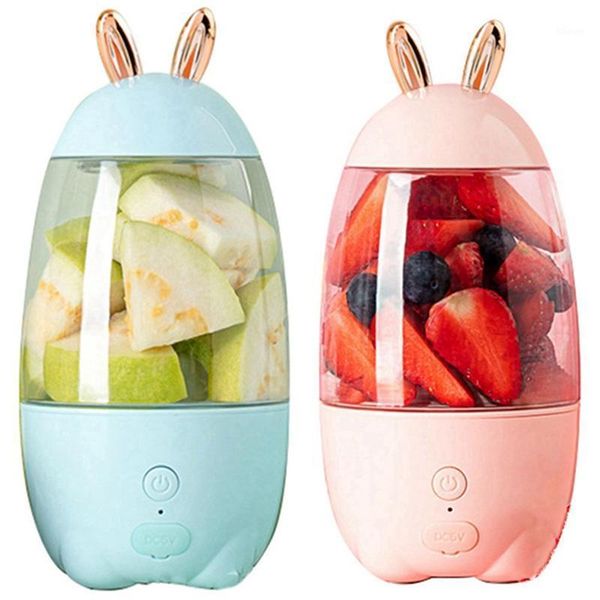 

juicers sale 2x vitamin electric fruit juice cup usb rechargeable smoothie maker blender machine sports bottle blue & pink1