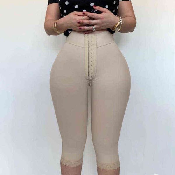 High Waisted Leggings Mulheres Macacos Macacos Macacos Tumprimido Tumprimido Trainer Powernet Fajas Colombianas Post Cirurgia Compressão BBL Y220311