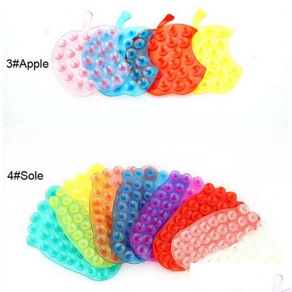 

wholesale-10pcs bathroom accessories multifunctional superstrong suction double sides anti slip sucker,magic pvc s qylpip lipper