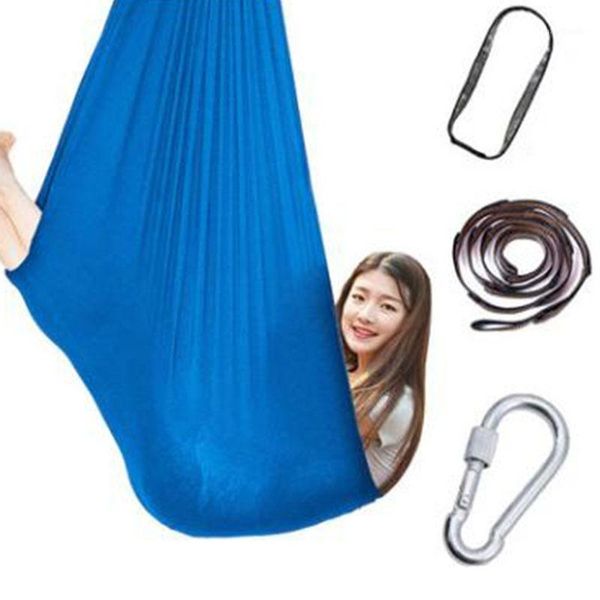 

resistance bands kids nylon swing hammock indoor therapy with special needs elastic parcel steady seat cuddle for children1