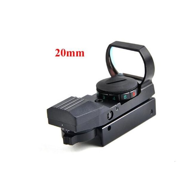 

outdoor 20mm rail riflescope hunting optics holographic red dot reflex 4 reticle tactical scope collimator sight 2 nmrf2