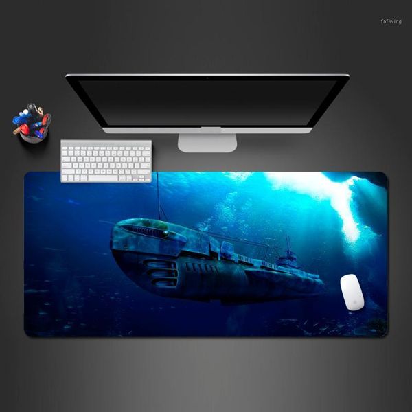 

mouse pads & wrist rests deep blue sea submarine game pad personalized creative 3d cool natural rubber -selling office computer keyboard pad