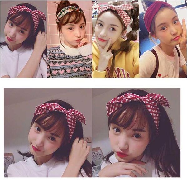 

q bohemia style hair hoop women hairband wide head band elastic hair accessorie bowknot hair band bezel diy h qyldoi