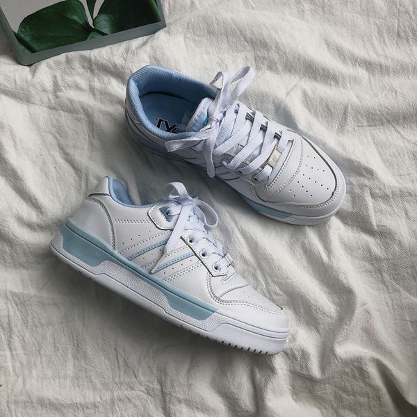 

2020 summer new spring and autumn sneakers white shoes women pu breathable and non-slip vulcanized shoes c1120, Black