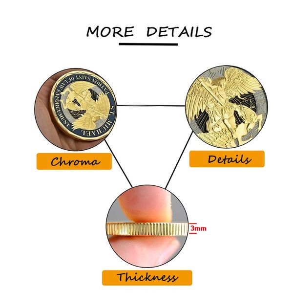 

rh st.michael polica office conifics colordibiles patrons sain правоохранительных органов полицейские монеты реплика для рождественских пода