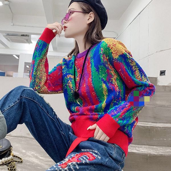 

20ss sweater long sleeve women white black luxury clothing sweater fashion brand autumn spring women sweater