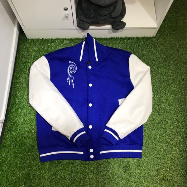 

man designers clothes hoodie pu sleeve letter embroidery flight jacket mens winter coats men designers sweaters men s clothing black, Black;brown