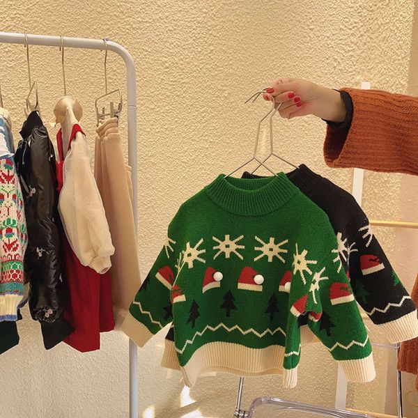 

foreign pullover sle 2020 new girls' children's plush and thickened winter bottomed sweater fashion, Blue