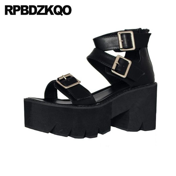 

dress shoes black wide fit high heels luxury women designer harajuku 2021 ankle strap chunky flatform pumps sandals open toe block