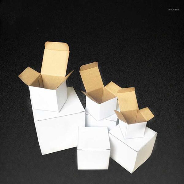 

gift wrap 10pcs/lot colour carton small gifts packaging box blank kraft support custom sizes and printed logo patterns1