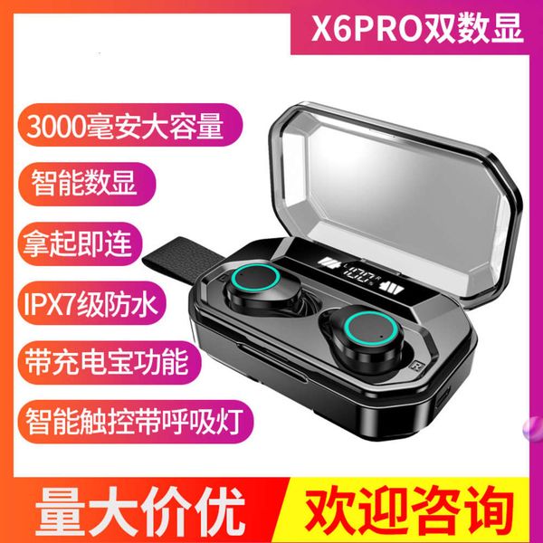 

wirels new 5.0 digital x6pro bluetooth headset