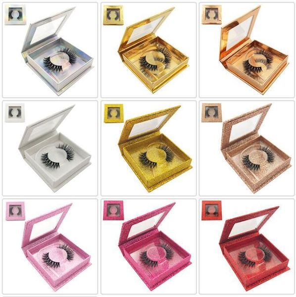 

3d mink eyelashes eye faux mink lashes soft natural thick false eyelashes with square packing eye lash extension beauty tools